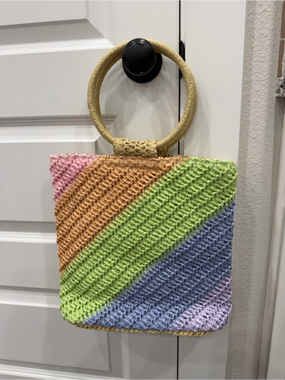 Colorful Woven Tote